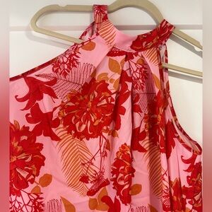 Cupshe Pink Floral Dress